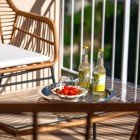 Les Orangers, Avec Coin Nuit, Incroyable Vue Sur La Et La Mer, Parking شقة